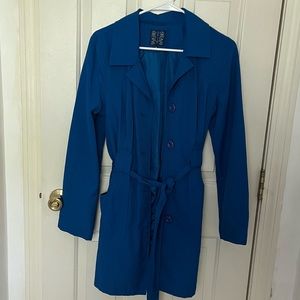 💙 Blue lightweight trench coat